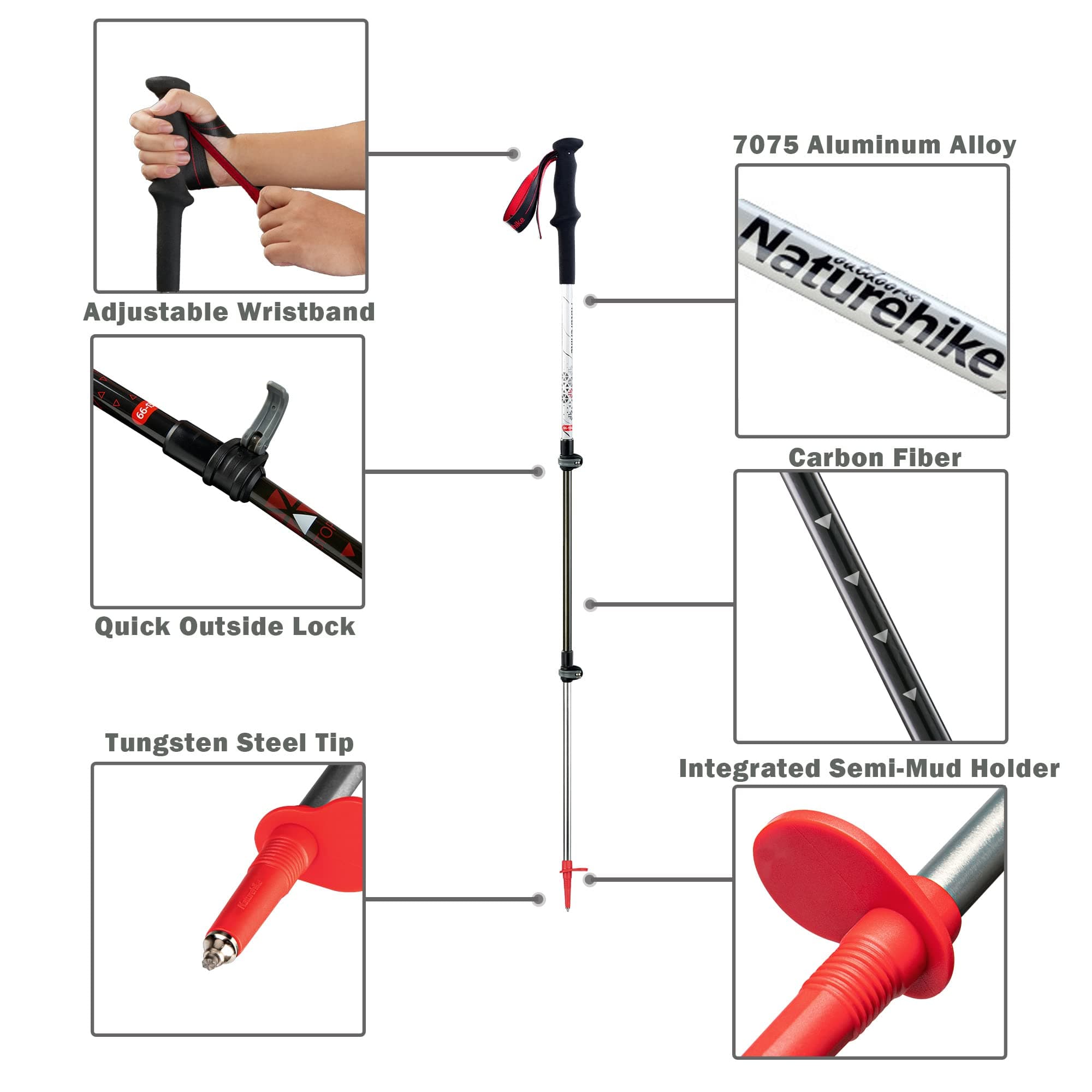 Trekking Carbon Fiber Pole ST06 3