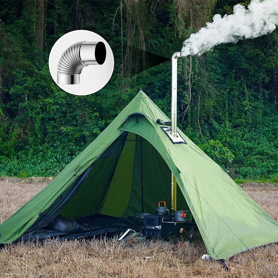 Hot Tent Stainless Steel 3.5M Chimney 2